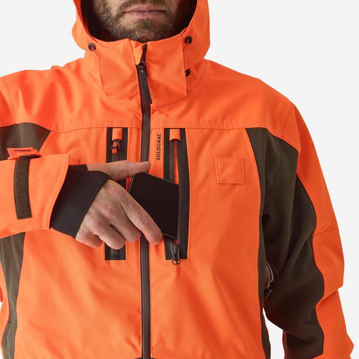Image du produit Solognac Veste de chasse imperméable Renfort 900 orange (3XL)
