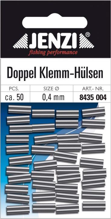 Jenzi Quetsch-Doppel-Hülsen zur Stahlvorfachanfertigung