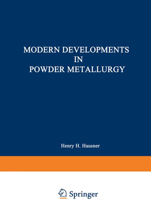Produktbild Modern Developments in Powder Metallurgy (H. Hausner, 2012)