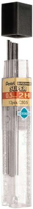 Image du produit Pentel Mines de crayon Hi-Polymer Super (Recharger, Graphite, 0.50 mm)