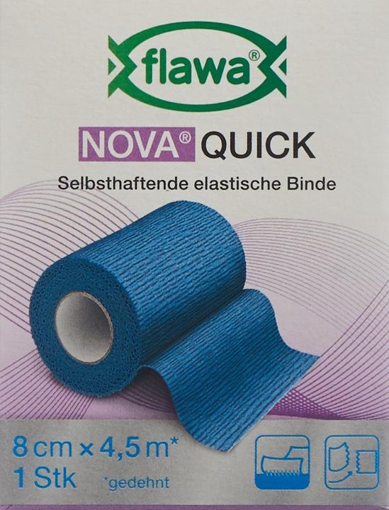Actual product image Flawa Quick cohesive tear bandage blue