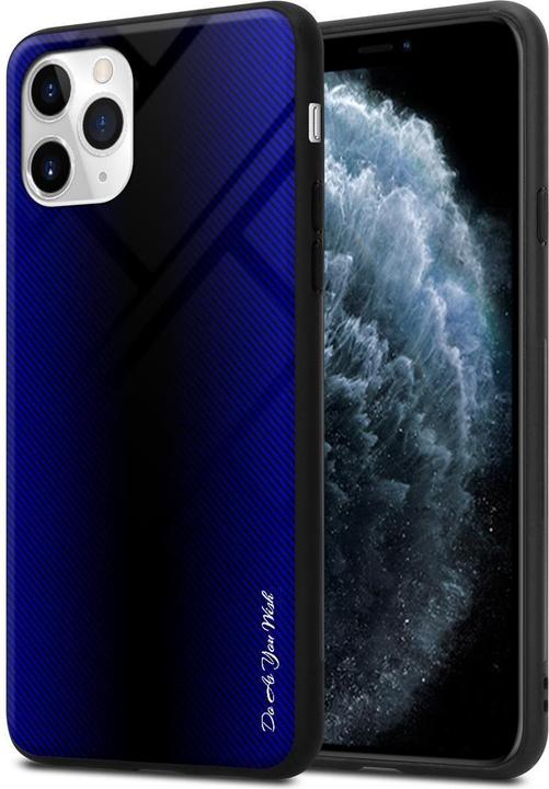 Produktbild Cadorabo TPU Gestreiftes Glas Cover (Apple iPhone 11 Pro)
