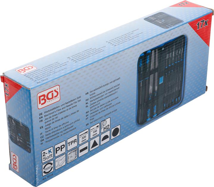 Produktbild BGS Werkstattfeilen- und Nadelfeilen-Satz | 17-tlg. (320 mm)