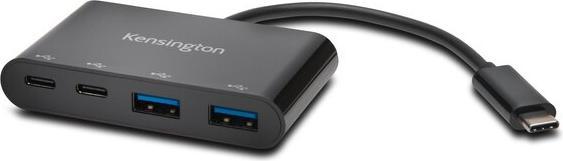 Actual product image Kensington CH1000 USB-C 4-Port Hub (USB-C, 4 Ports)