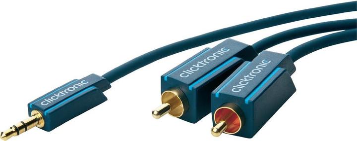 Image du produit Goobay Câble adaptateur MP3 (1 m, Jack 3,5 mm (AUX), RCA)