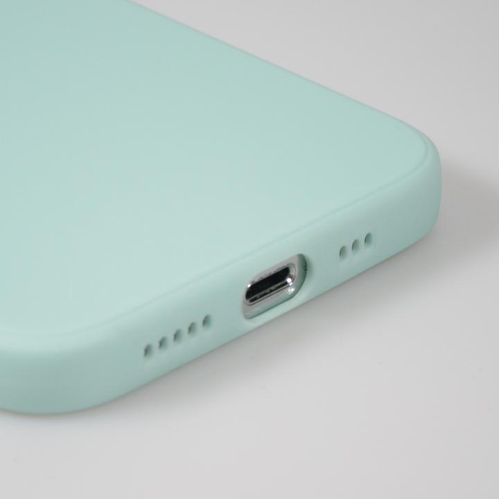 Produktbild PhoneLook Hülle Silikon Mat Herz gold Türkis (Apple iPhone 15)