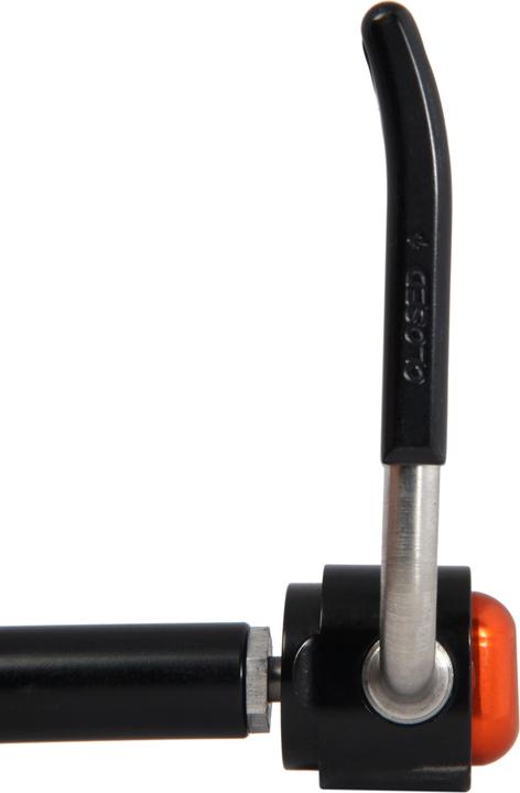 Actual product image Paul Component Engineering Paul Component Set'n Forget quick-release thru axle, HR 12x227mm, M12x1.5, black/orange SALE