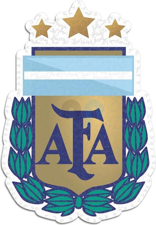 Produktbild Iconic Nationalmanschaft Argentinien- Logo - Holz Puzzle Grösse S (150 Teile) (150 Teile)