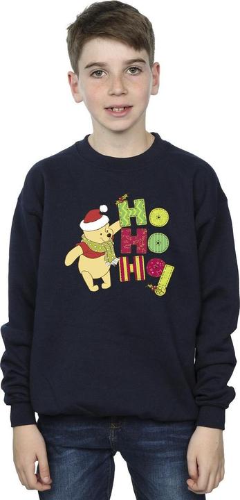 Actual product image Disney Boys Winnie The Pooh Ho Ho Ho Scarf Sweatshirt (104)