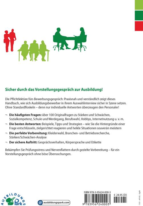 Produktbild Das Vorstellungsgespräch zur Ausbildung (Deutsch, Marcus Mery, Andreas Mohr, Kurt Guth, 2013)
