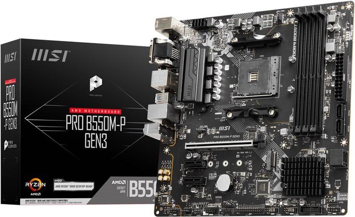 Produktbild MSI Pro B550M-P GEN3 (AM4, AMD B550, mATX)