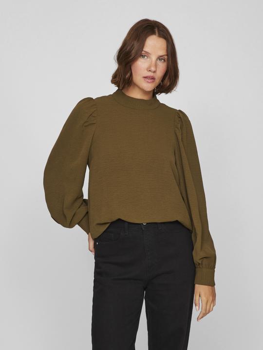 Actual product image Vila High Neck Top with Long Sleeves (40)