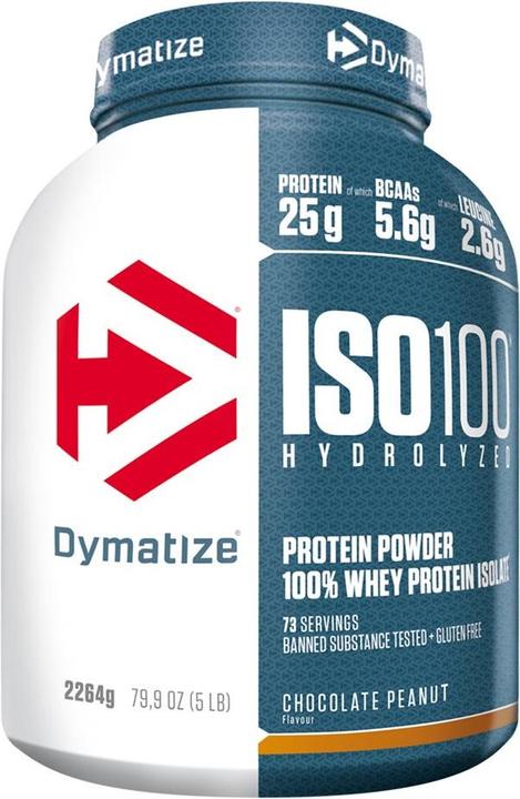 Immagine prodotto Dymatize ISO 100 Idrolizzato (Cioccolato, Arachide, 1 pz., 2264 g)