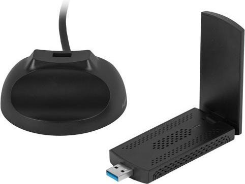 Immagine prodotto Lanberg BEZPRZEWODOWA KARTA SIECIOWA WIFI NC-3000-WI USB 3.0 AX3000 TRI-BAND 2 WEWNĘTRZNE ANTENY