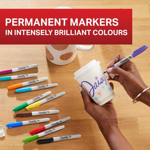 Actual product image Newell Sharpie - Permanent Marker Fine Special Edition 18-Blister (2204015) (Multicoloured, 1 mm, 18 x)