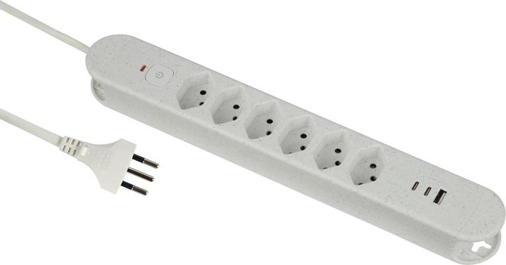 Produktbild Schönenberger Steckdosenleiste Re:Life USB (6 x, Typ 13, 1.80 m)