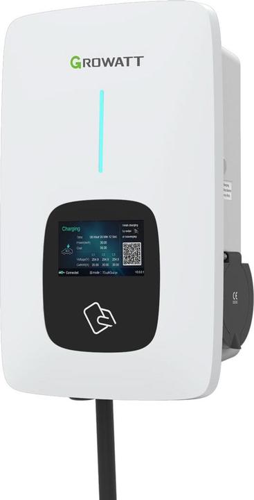 Produktbild Growatt EV Ladegerät THOR 22AS-P-V1 (WiFi, RFID) LCD-Funktion (Typ 2, 22 kW)