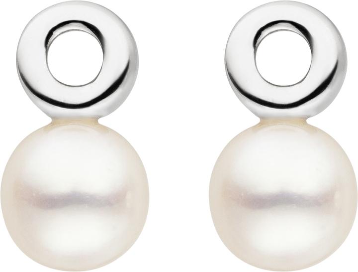 Adriana la mia Perla Ohrstecker mit Süsswasser Perlen (Silber 925, Perle)