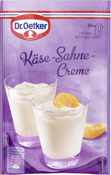 Actual product image Dr. Oetker Cheese cream (63 g)