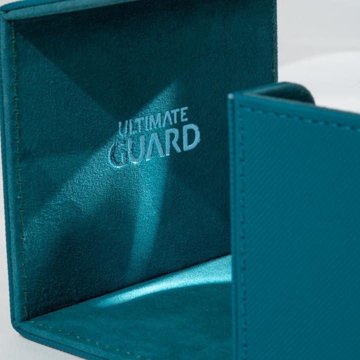 Produktbild Ultimate Guard Kartenbox XenoSkin Sidewinder Monocolor 80+ Petrolblau