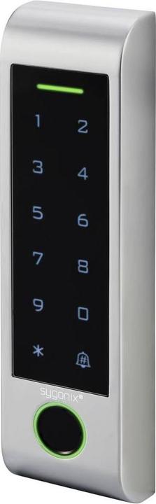 Immagine prodotto Sygonix SY-6121662 Sistema di accesso con impronte digitali/RFID Montaggio in superficie 12 V/DC, 1 (Impronta, Combinazione numerica elettronica, Smartphone, Scheda chiave)