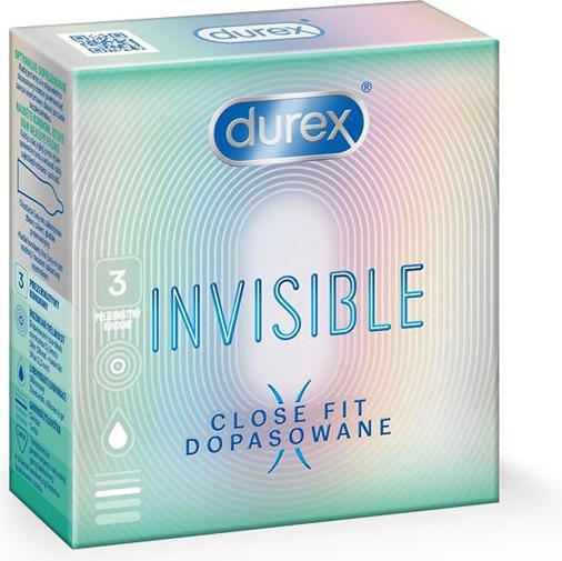 Image du produit Durex Préservatifs Invisible Close Fit Matched 3Pcs (3 pcs)