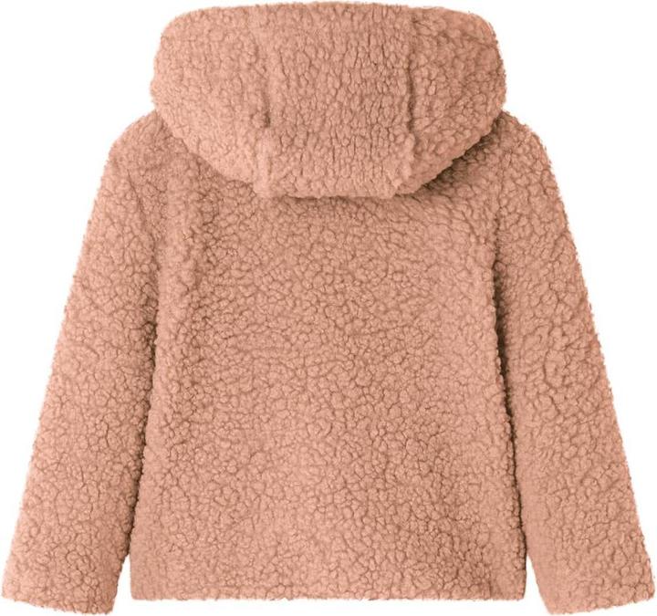 Image du produit VidaXL Veste à capuche enfant en fausse fourrure Teddy Cognac clair (128)