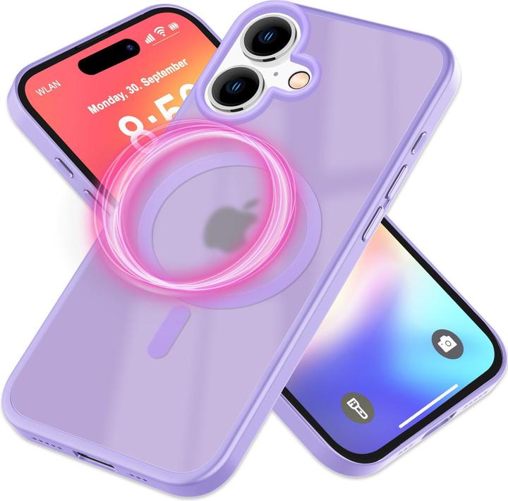 Produktbild Nalia Matte Hybrid Hülle mit MagSafe Funktion (Apple iPhone 16)