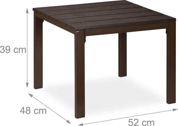 Image du produit Relaxdays Table-de-balcon