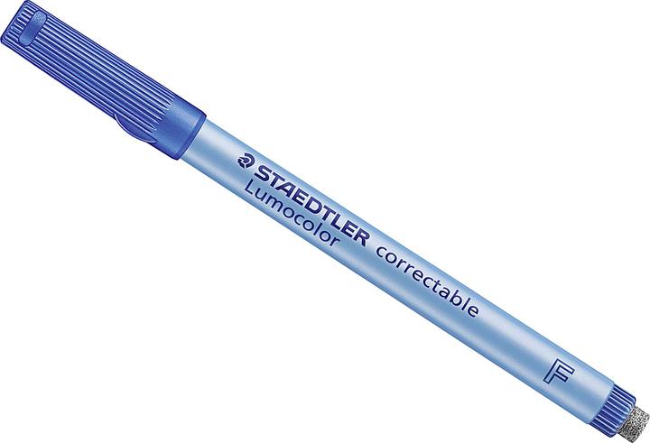 Produktbild Staedtler Lumocolor F correctable (Blau, 0.60 mm, 1 x)