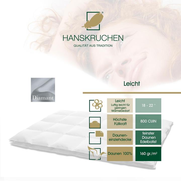 Actual product image Hanskruchen Diamant (440 g, 135 x 200 cm)