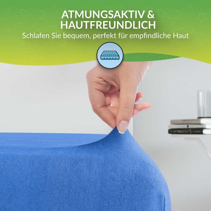 Actual product image Etérea Terry fitted sheet (180 x 200 - 200 x 200 cm)