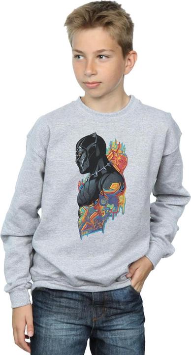 Actual product image Boys Black Panther Profile Sweatshirt (152, 158)