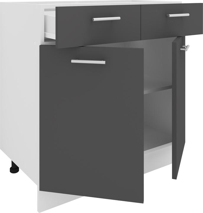 Immagine prodotto VCM Armadio da cucina Larghezza 80 cm Cassetto Base Armadio da cucina Mobili da cucina Esilo (80 x 46 x 82 cm)