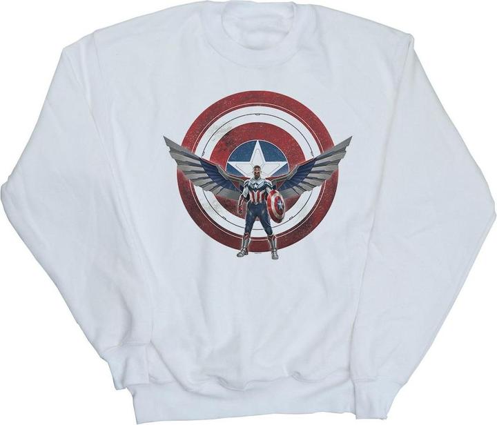 Image du produit - Sweat FALCON AND THE WINTER SOLDIER CAPTAIN AMERICA SHIELD POSE - Garçon (116)
