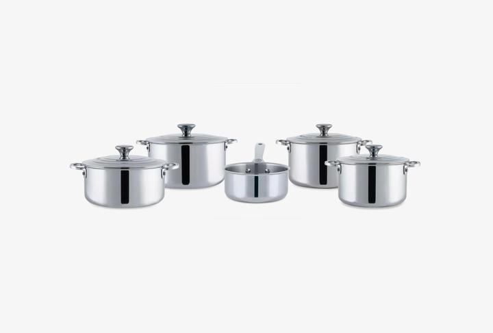 Produktbild Le Creuset 3-Ply Plus 5Tlg. Topfset (Pfannenset + Topfset, Edelstahl)