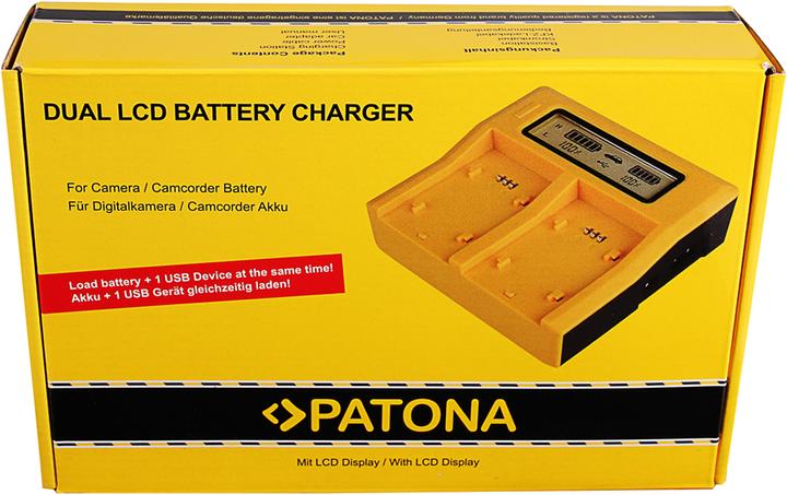 Image du produit Patona Chargeur double LCD (Chargeur)
