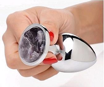 Actual product image XR Brands Gemstones Amethyst Gem Large Anal Plug