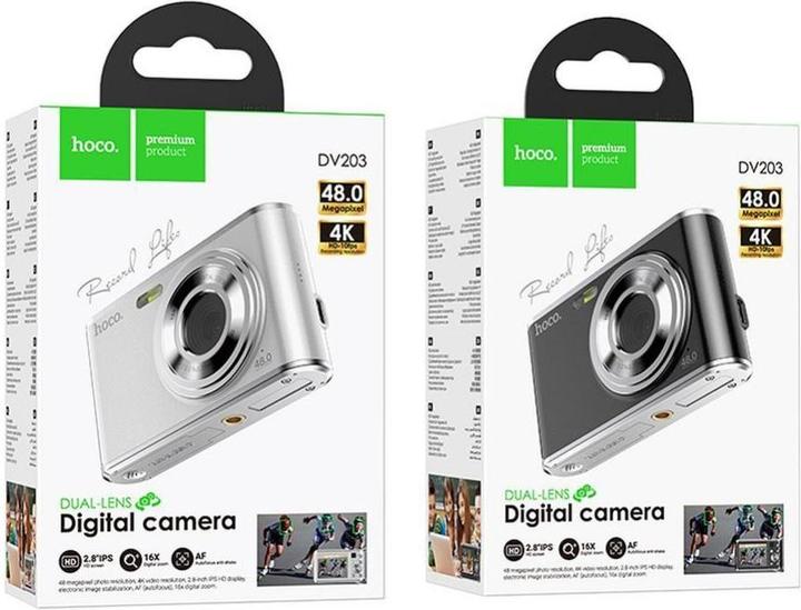 Produktbild Hoco Headphone with microphone dual lens digital camera 13M pixels DV203 white