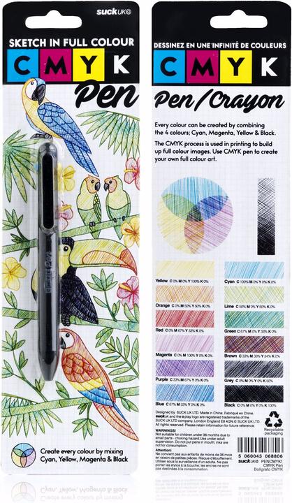 Image du produit Suck UK Cmyk (Noir, 1 x)