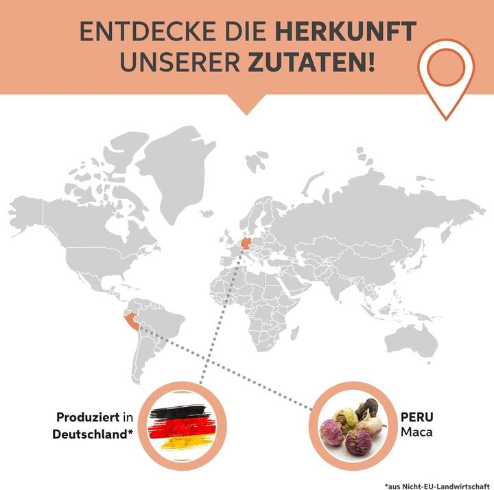 Image du produit Eltabia Maca en comprimés du Pérou | Qualité crudité premium (1000 pièce(s), Cachets)
