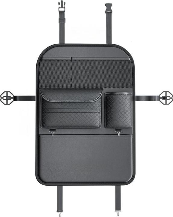 Compass Altri beni OEM Organizzatore per auto per sedili anteriori con scomparti D03 nero
