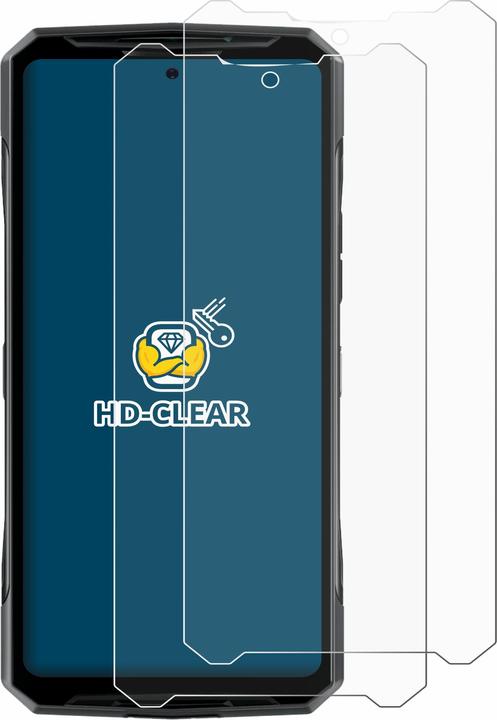 Actual product image BROTECT Screen Protector Clear (2 Piece, Doogee N10)