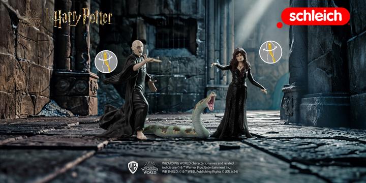 Actual product image Schleich Lord Voldemort™, Nagini & Bellatrix Lestrange