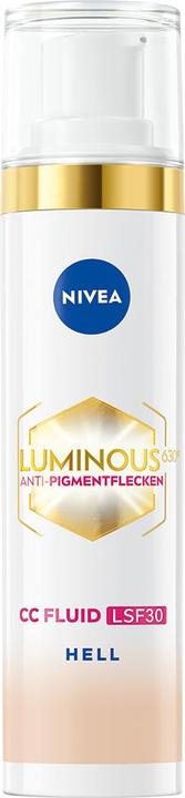 Image du produit NIVEA Fluide Cellulaire Lumineux630 3-en-1 CC Lumière SPF30 (Luminaire)