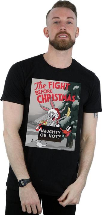 Produktbild Looney Tunes The Fight Before Christmas TShirt (L)