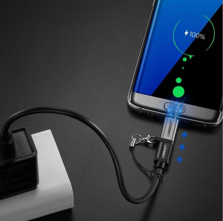 Actual product image Ugreen Micro USB to USB-C Adapter (Micro USB, USB Type C)