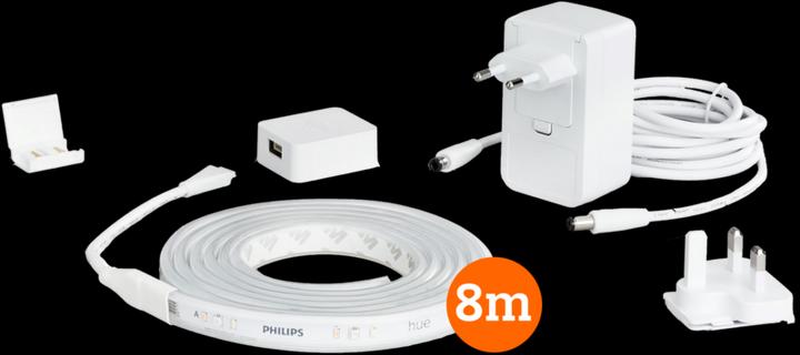 Produktbild Philips Hue Lightstrip plus Weiss und Farbe 8m Basis -Set (800 cm, Indoor)