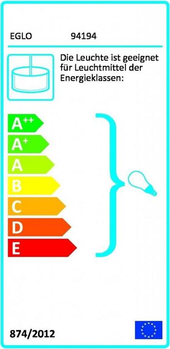 Energy Label EGLO Tarbes (E27)