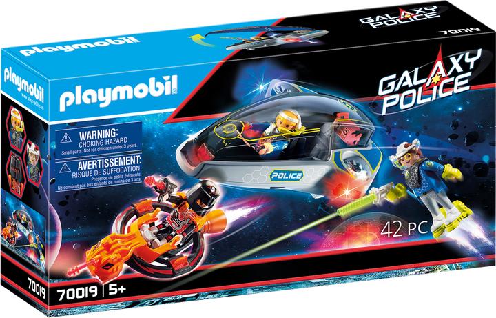 Actual product image Playmobil Galaxy Police Glider (70019, Playmobil Space)